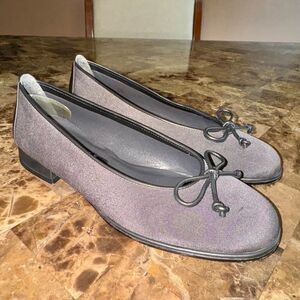 Stuart Weitzman Arabella Ballet Flat in Dark Gray